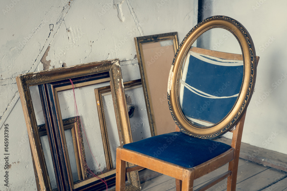 Old paintings frames Old paintings frames