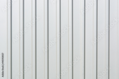 White, gray galvanized wall