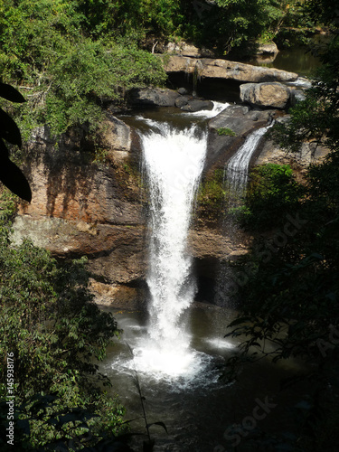 Waterfall in Khao Yai national park  Thailand