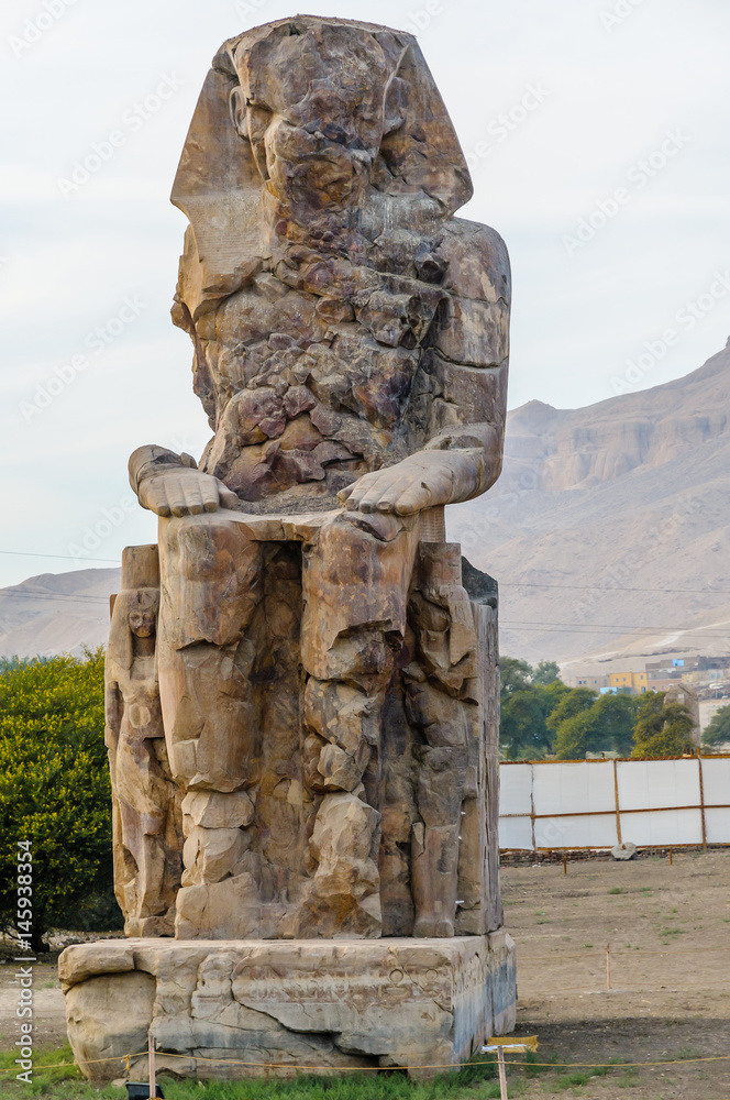 Fototapeta premium Colossi of Memnon in Luxor in Egypt
