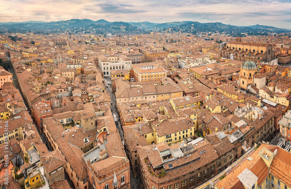 Historical city of Bologna