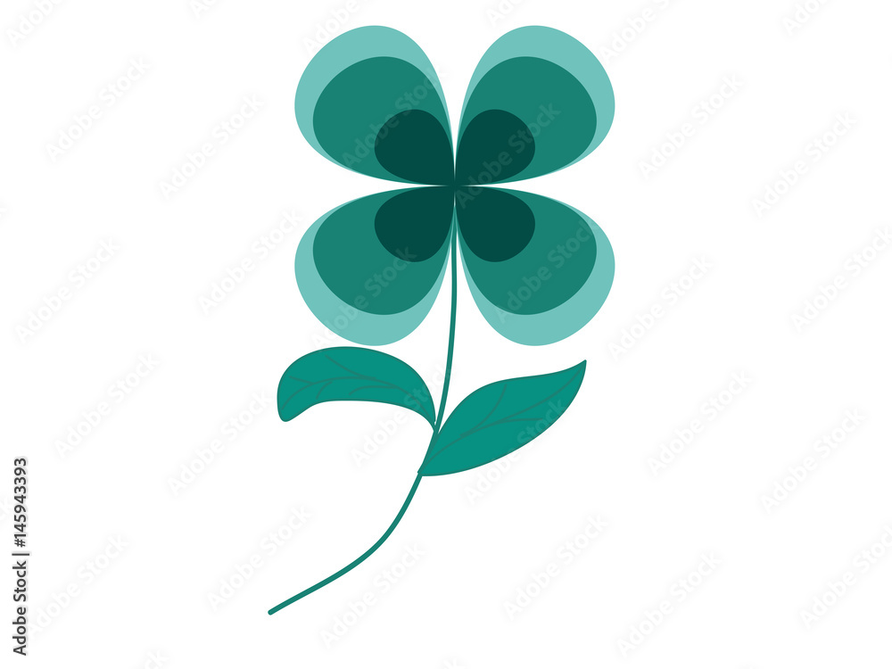 four leaf clover drawing four leaf clover drawing