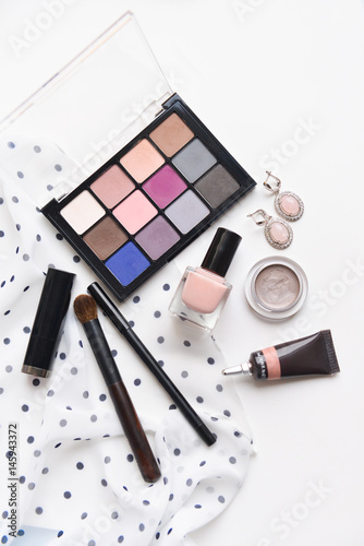 cosmetics set for make-up