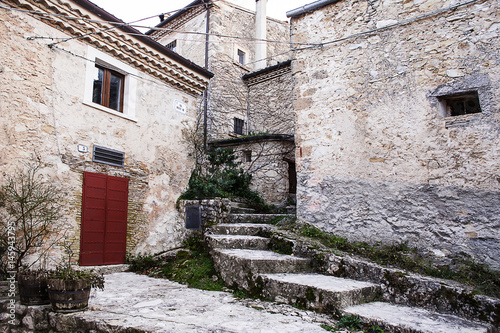 architectural glimpse at Castrovalva, abruzzo © TTLmedia