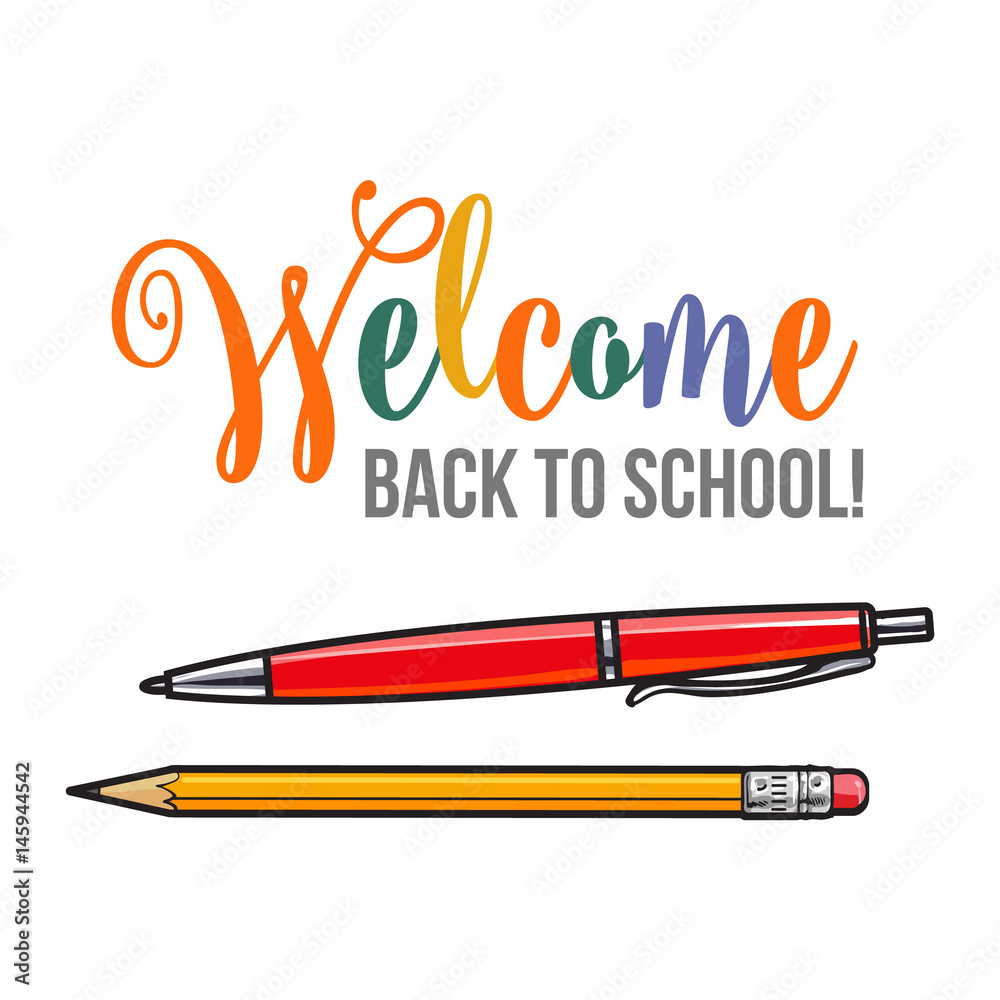 Welcome Back to School Pencils - 24/Pkg