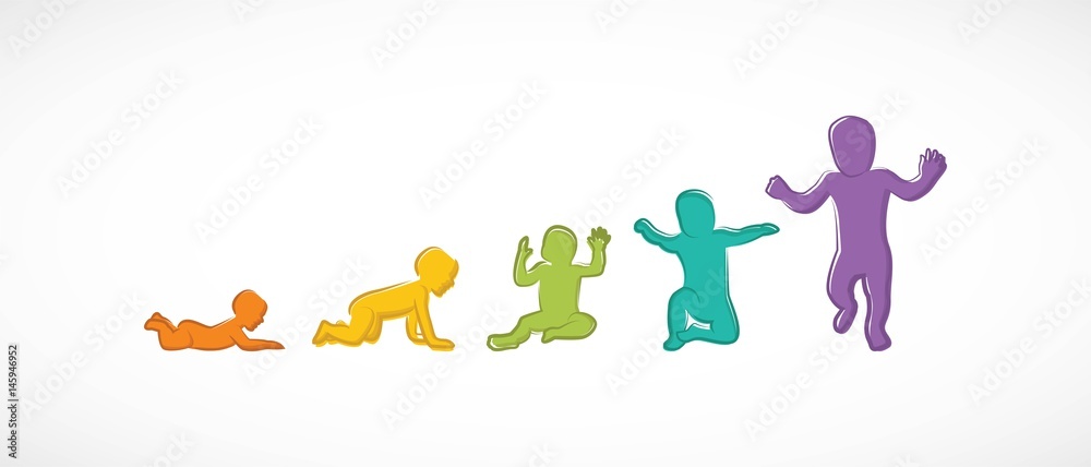 Baby Development Stages Milestones First One Year . Child milestones of ...