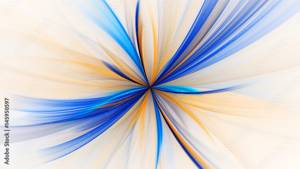 Fototapeta premium Colorful abstract fractal illustration 