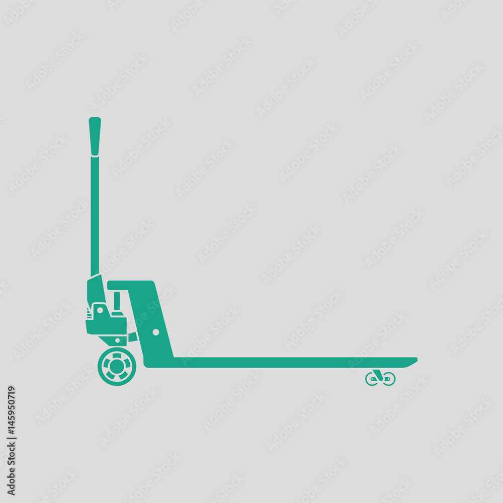 Hydraulic trolley jack icon
