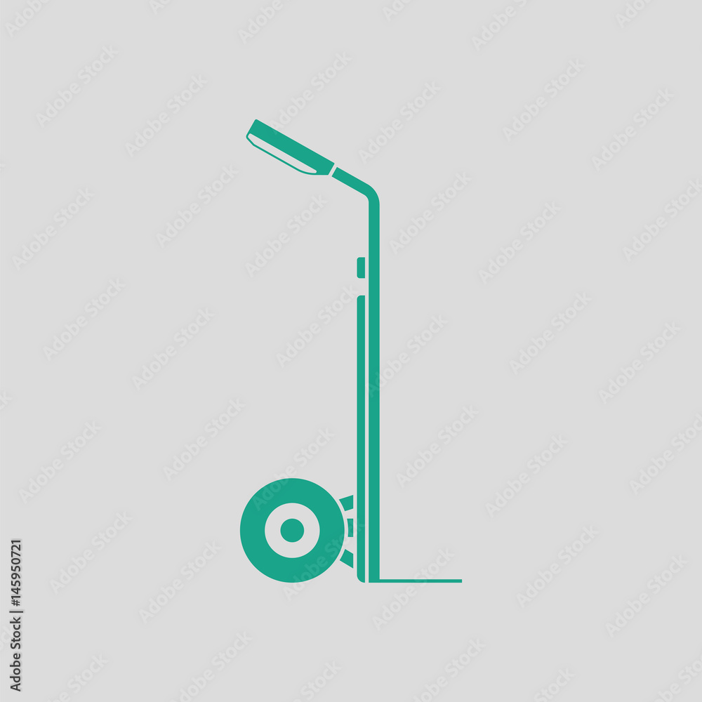Warehouse trolley icon Warehouse trolley icon