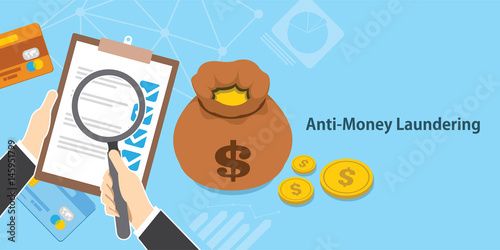 anti money laundering AML cash coin credit transaction company