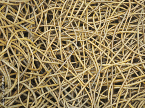 Texture di legno e plastica intreccio