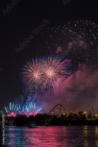 Fireworks at La Ronde, Montreal-Canada © Mircea Costina