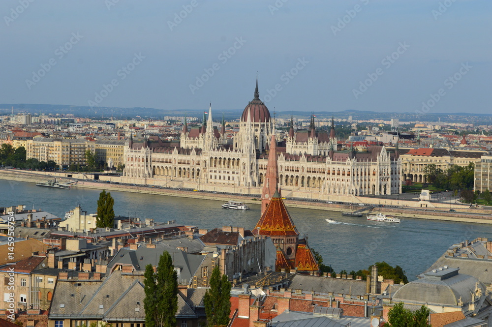 Budapest city view