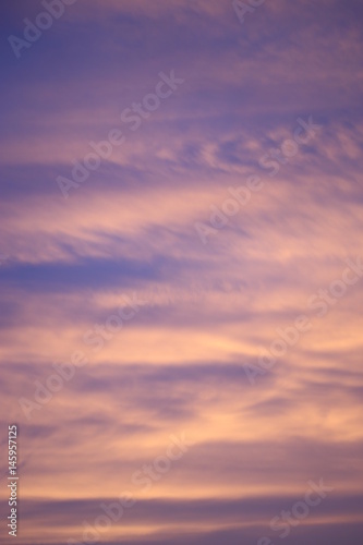 sunset sky violet color
