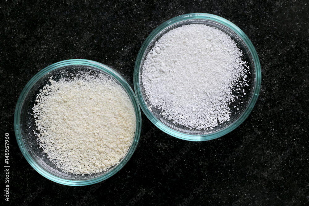 Analysis of stone samples in laboratory. Analysis of stone samples in laboratory.