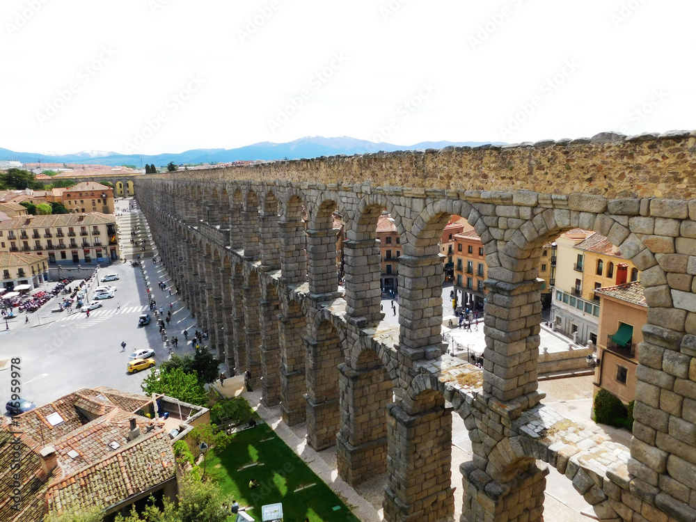 Obraz premium Segovia Aqueduct Spain Europe