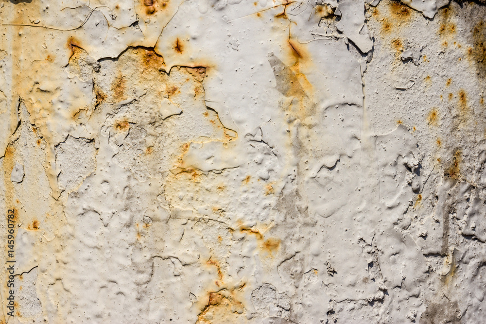 Naklejka premium Rusty iron paint