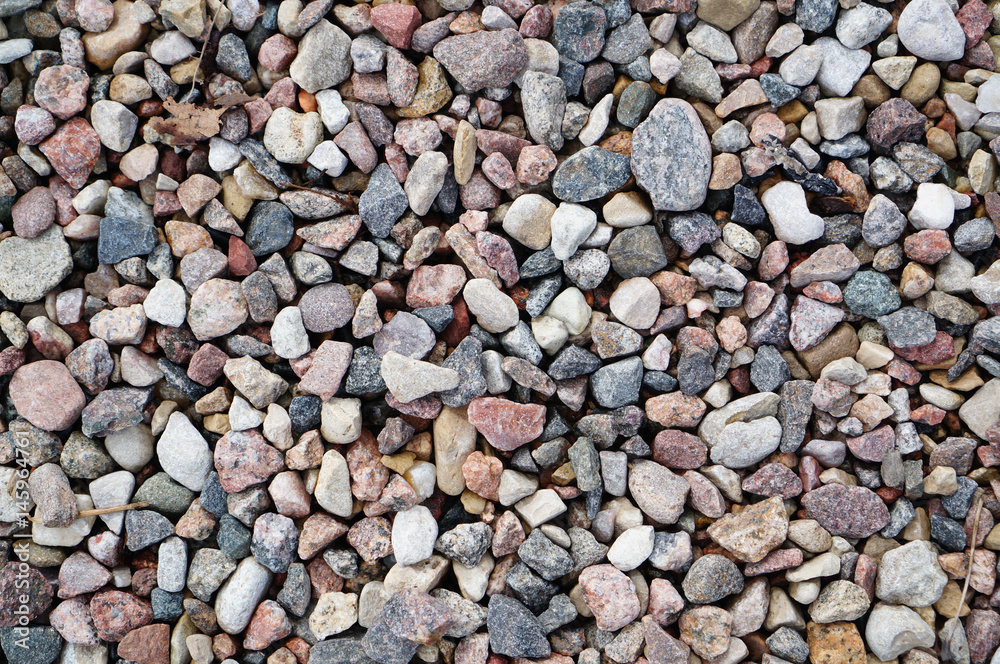 Texture of fine stone granite gravel Texture of fine stone granite gravel