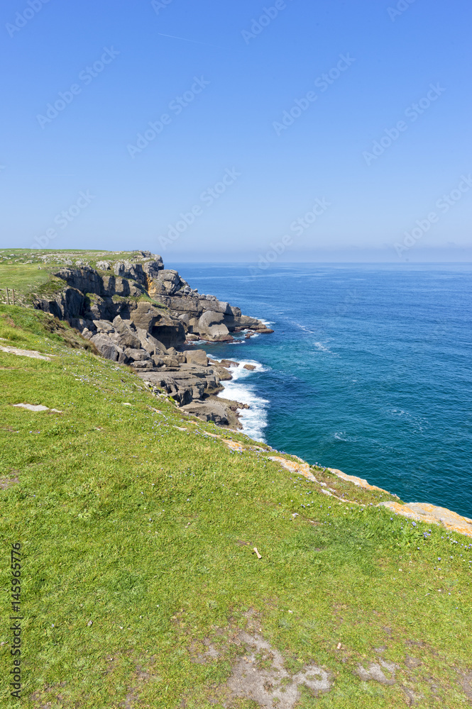 Strolling through the ojerada in Ajo, Cantabria