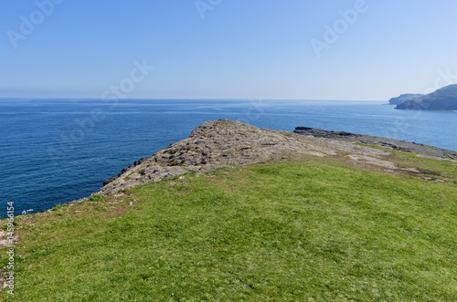 Strolling through the ojerada in Ajo, Cantabria photo