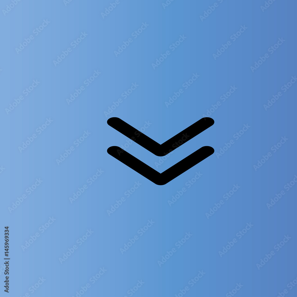 download arrows icon. flat design