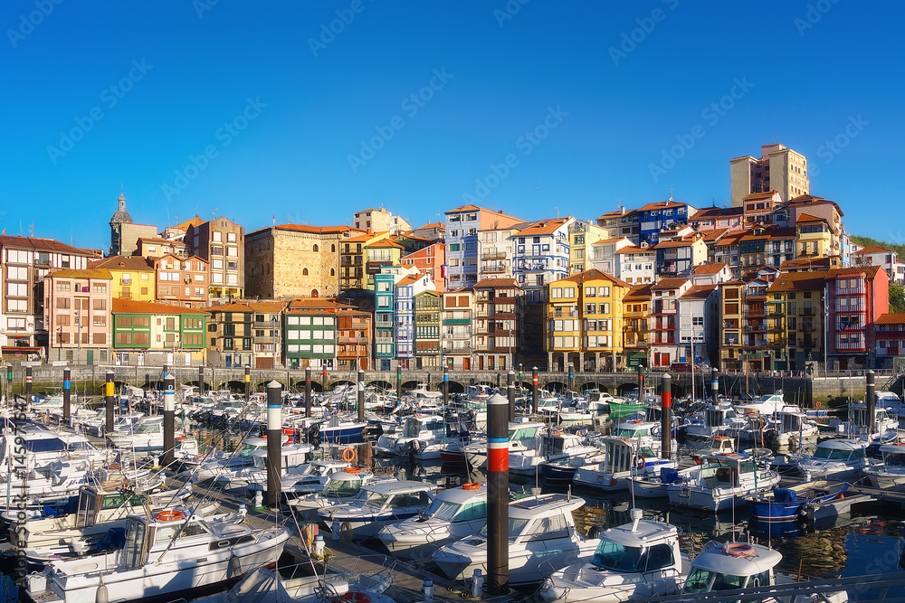 port of Bermeo in Basque Country