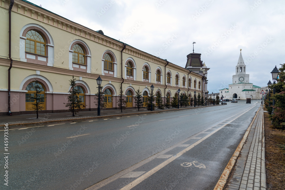 Kazan, Russia. Gostiny Dvor on the Kremlin street