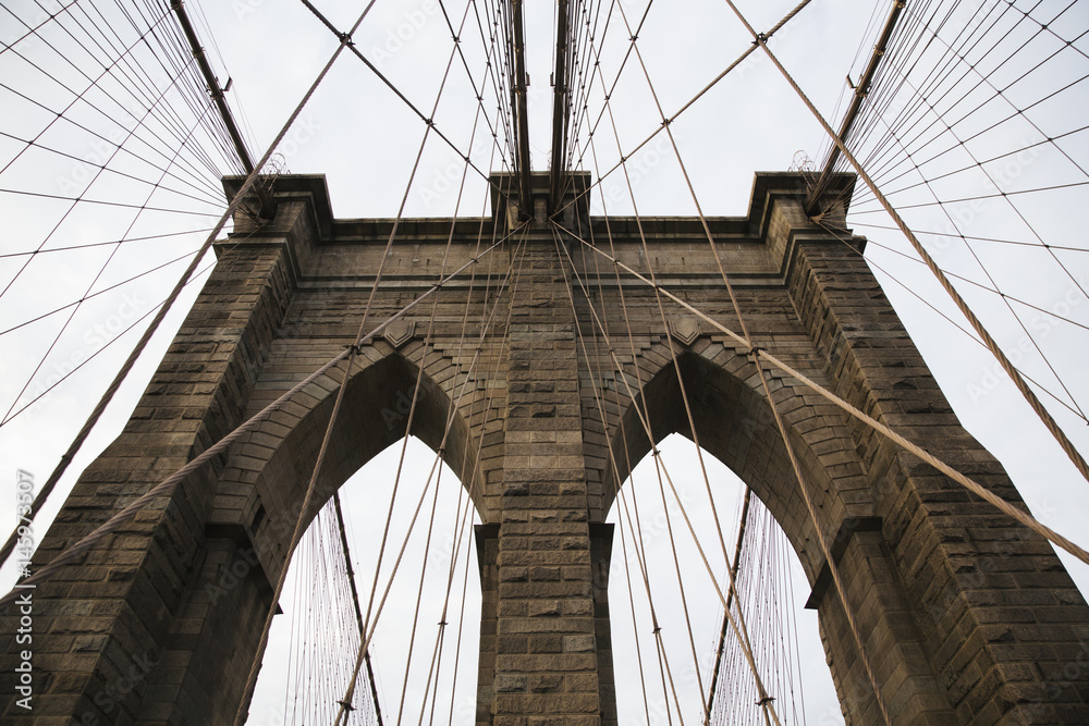 Fototapeta premium Brooklyn bridge, in New York.