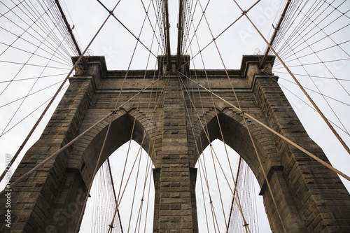 Brooklyn bridge, in New York. © juananbarros