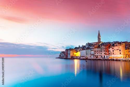 View of old town Rovinj, Croatia
