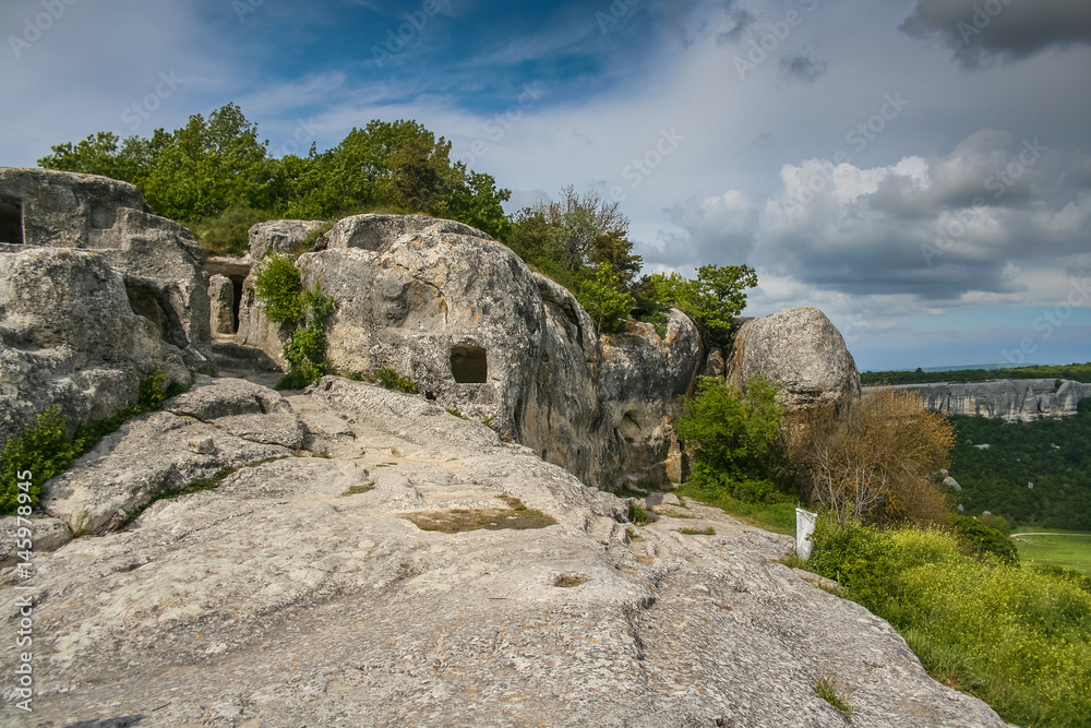 The ancient fortress Eski Kermen