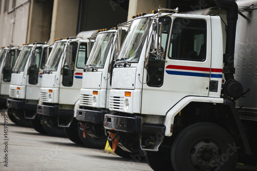 Courier transport trucks