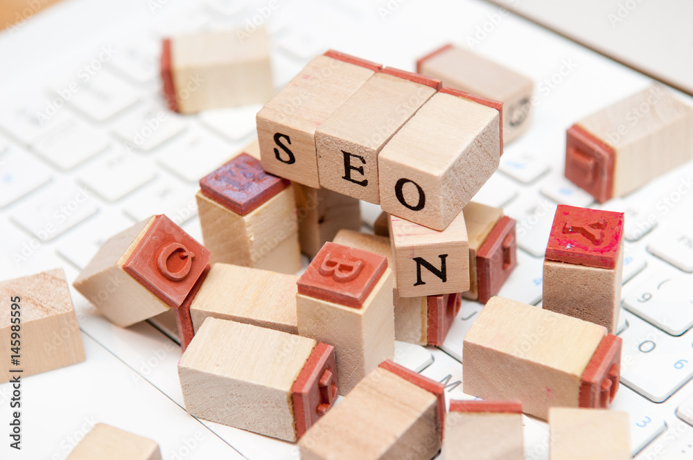 Fototapeta premium seo strategy and internet marketing background