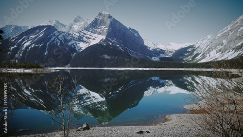 Mountain Lake with Reflection