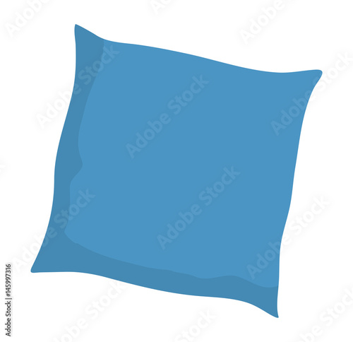 cartoon pillow vector symbol icon design.