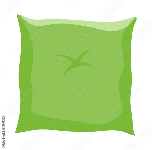 cartoon pillow vector symbol icon design.