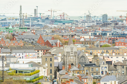 Photography panoramic views to Dublin City, Ireland