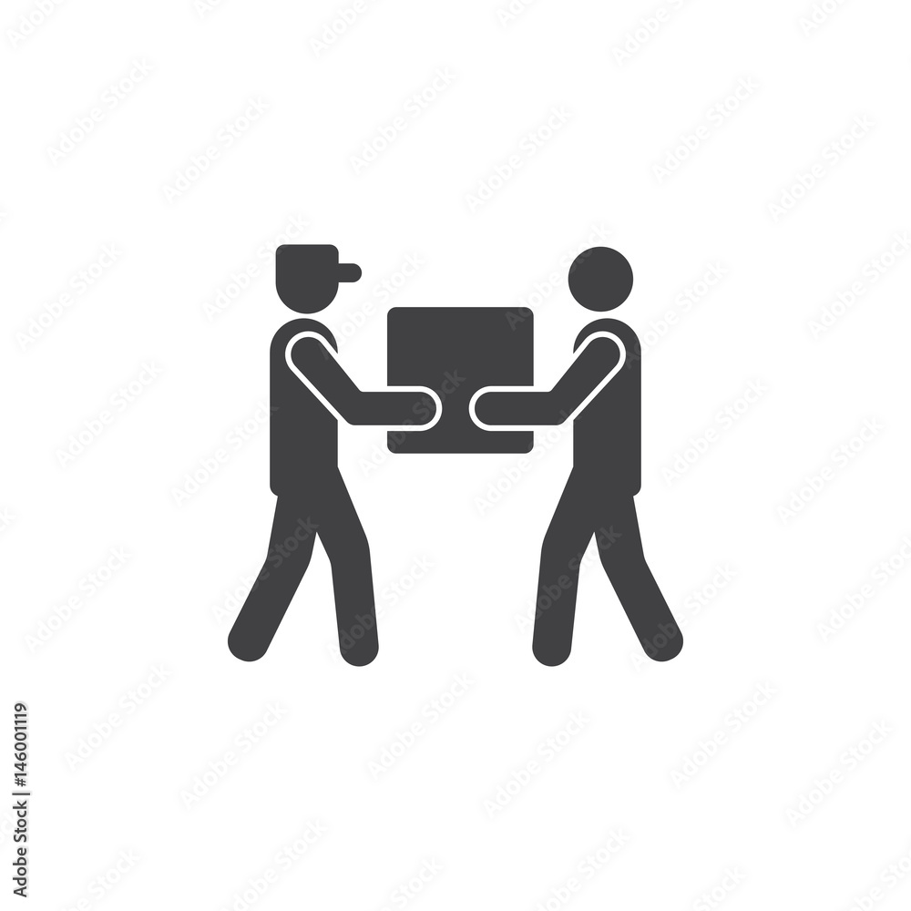 Delivery man icon Delivery man icon
