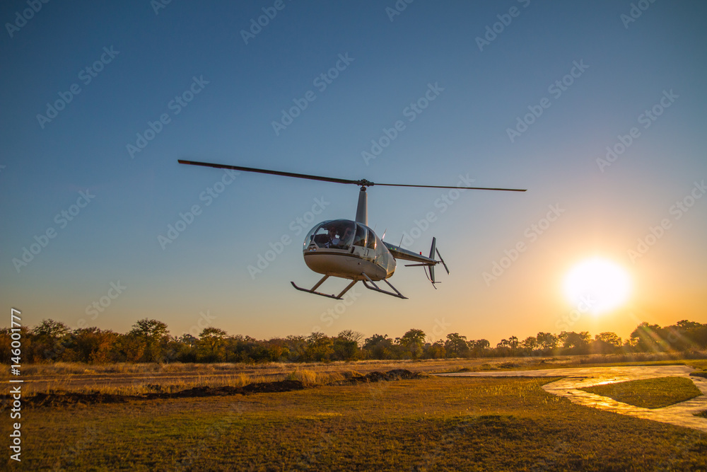 Helicopter at the victoria falls Helicopter at the victoria falls