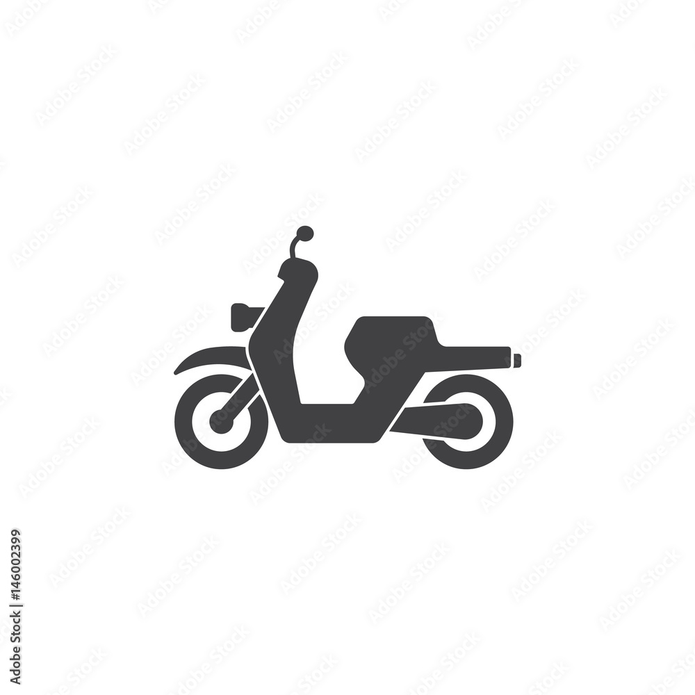 Fototapeta premium Moped icon. Vector
