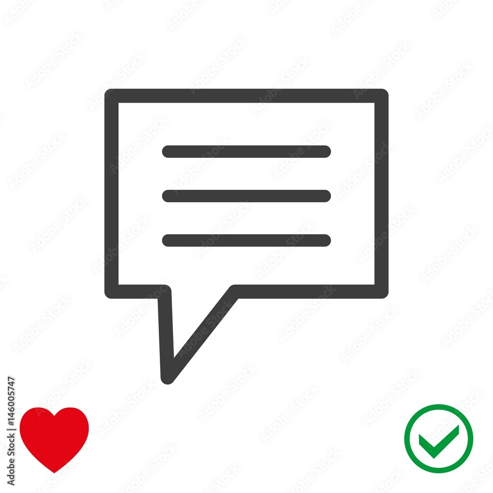 Speech Bubbles Icon. Chat pictogram icon stock vector illustration Speech Bubbles Icon. Chat pictogram icon stock vector illustration