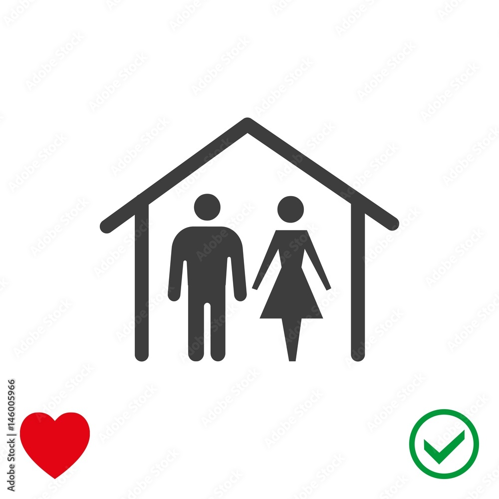 home icon stock vector illustration flat design home icon stock vector illustration flat design