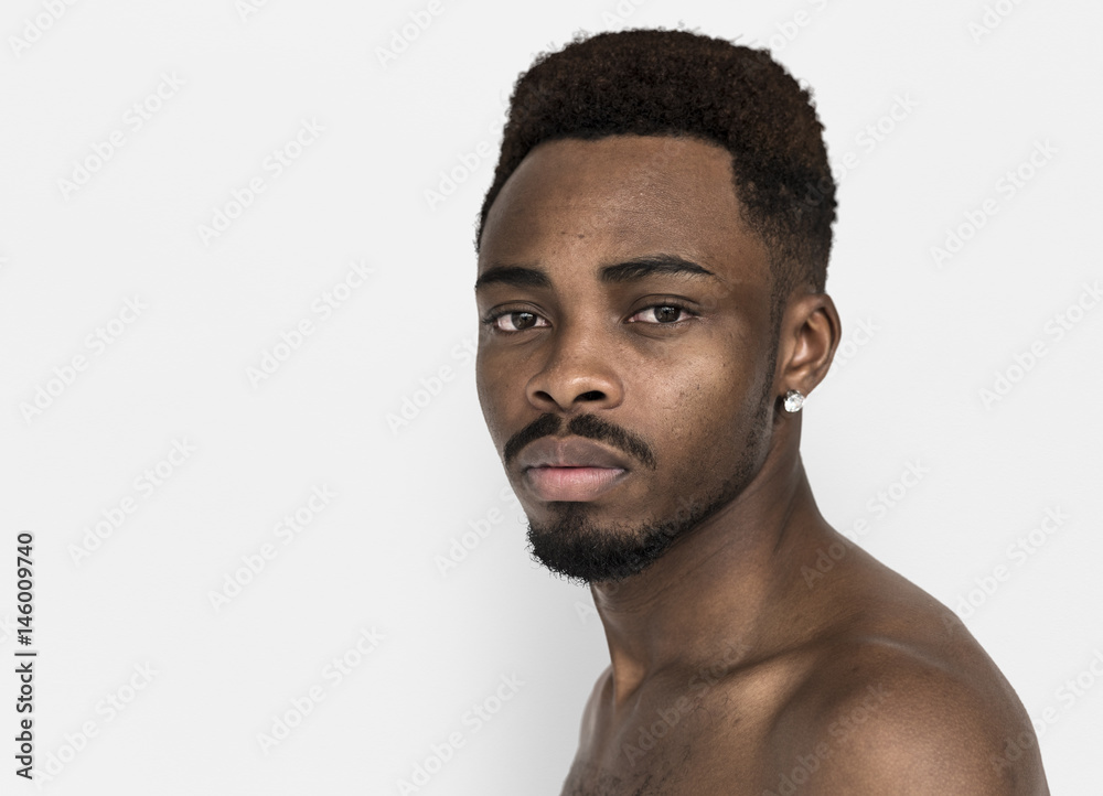 Men Portrait Serious Thoughful Studio Men Portrait Serious Thoughful Studio