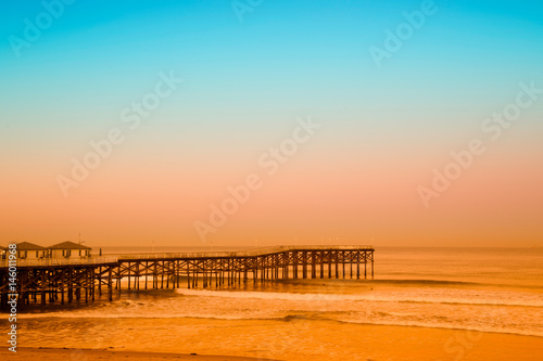 Naklejka orange pier