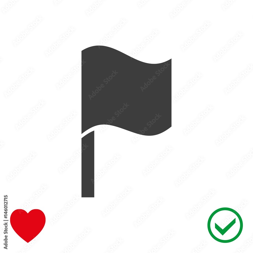 flag icon stock vector illustration flat design flag icon stock vector illustration flat design