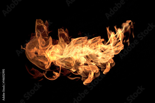 Flames fire burning heat. © scenery1