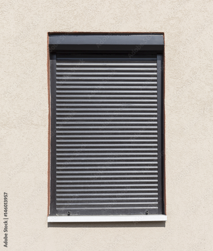 Obraz na plátně metal roller window  shutte