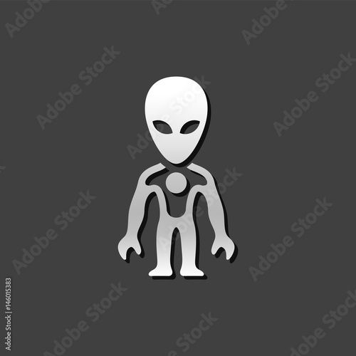 Metallic Icon - Alien