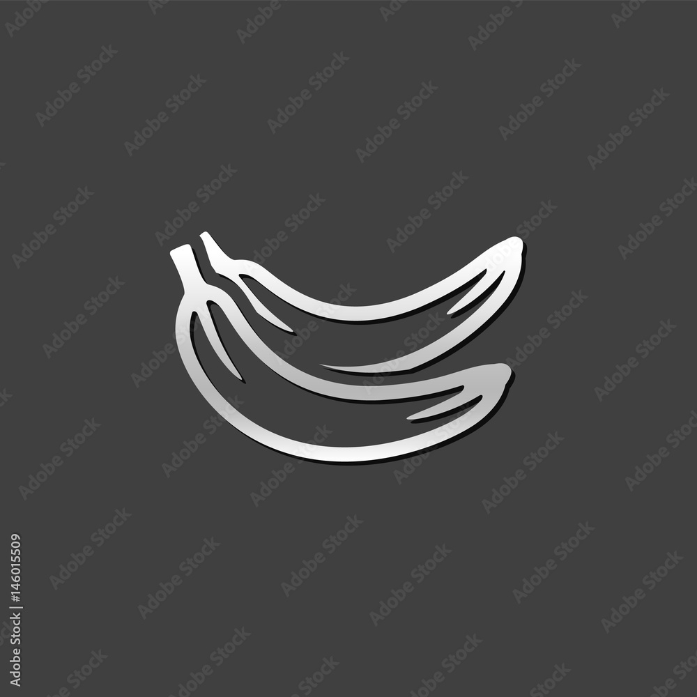 Metallic Icon - Banana Metallic Icon - Banana