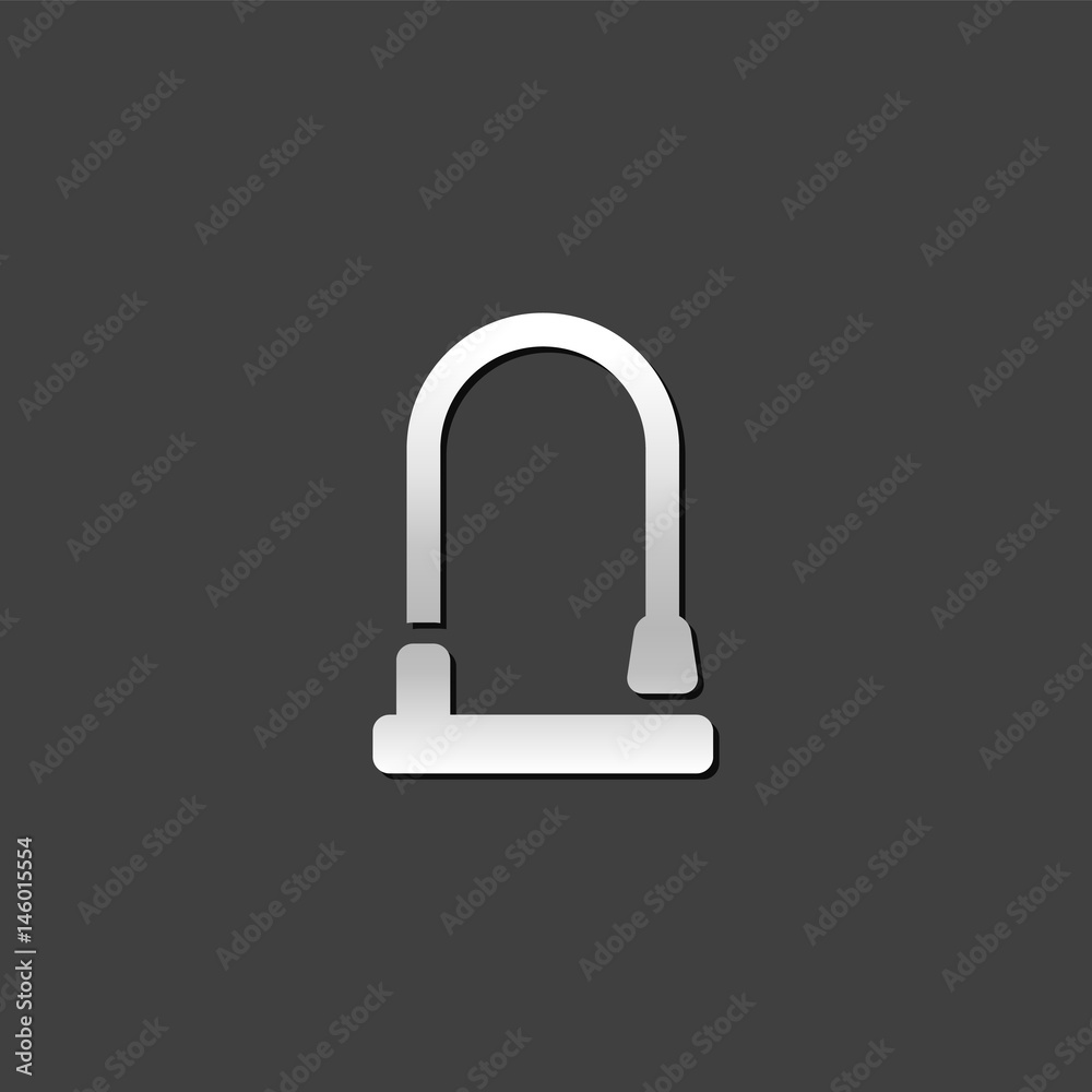 Metallic Icon - Bicycle lock Metallic Icon - Bicycle lock